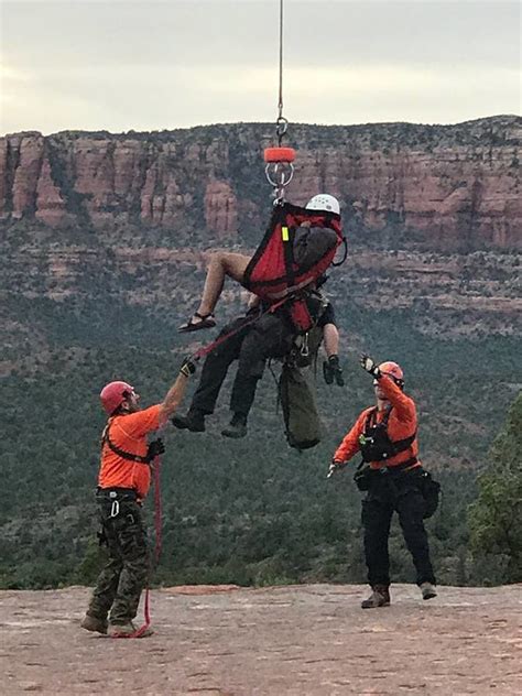 Unprepared Hiker Rescued From Mountain Near Sedona Across Arizona