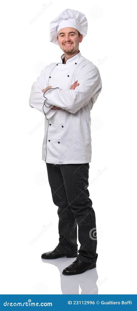 Chef Crossed Arms Stock Photo Image Of Happy Smiling 23112996