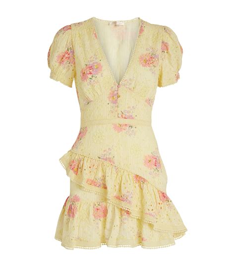 LoveShackFancy Yellow Floral Bea Dress Harrods UK