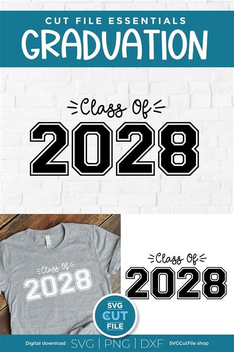 Class Of 2028 Svg A Cute 2028 Grad Svg For Seniors In 2022 Create