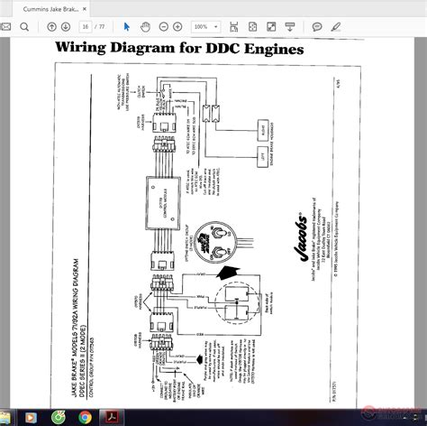 Can anyone here tell me where the buffer switch would be located on this engine. Supermiller 1999 379 Wire Schematic Jake Brake ...