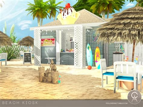 Beach Kiosk By Pralinesims At Tsr Sims 4 Updates