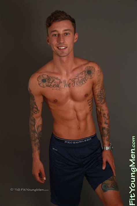 Young Sexy Footballer Barclay Graham Strips Down To His