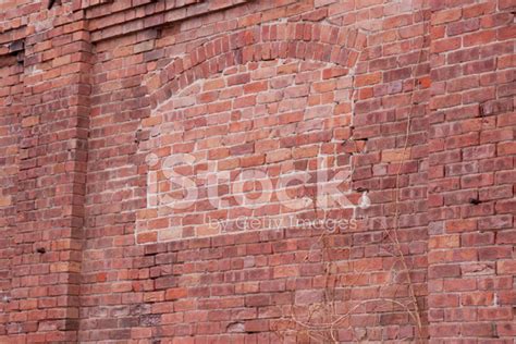 Large Old Brick Building With Vine Attached Stock Photo Royalty Free