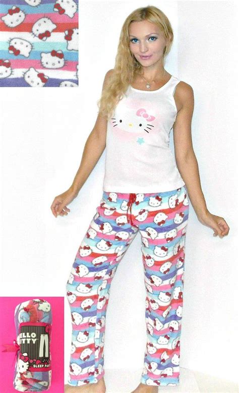 Pin On Hello Kitty Plush Pants