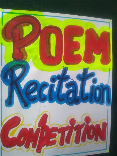The second student recites their first poem, and so on until every student has recited their first poem. Poem Recitation Competition Clipart / Poem On Mehnat In ...