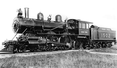 Grand Trunk Railway 4 4 2 Atlantic Steam Locomotive 1502 Flickr