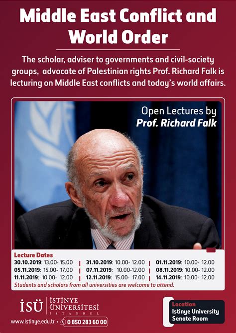 Middle East Conflict And World Order İstinye University