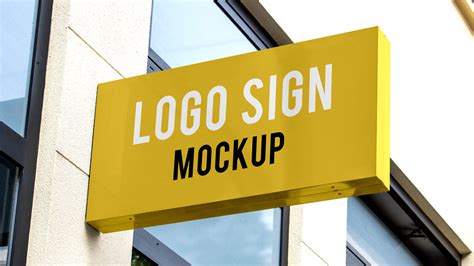 Top 99 Logo Sign Mockup Most Viewed And Downloaded
