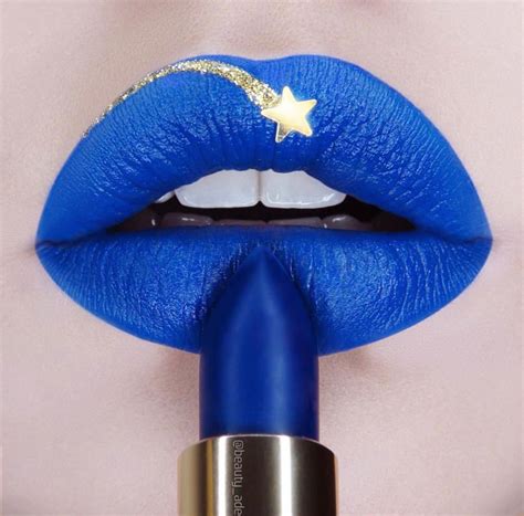 Pin By Kat Staxx On Lipz Blue Lipstick Lip Art Lipstick Shades