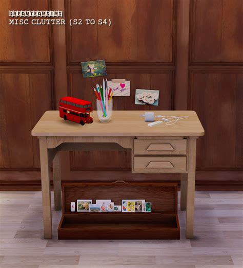 Sims 4 Desk Clutter Cc Contentasl