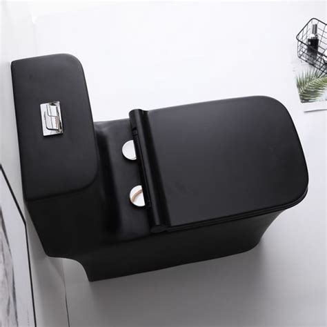 China Cadia Matte Sanitary Ware Black One Piece Toilet Gd 1005 China