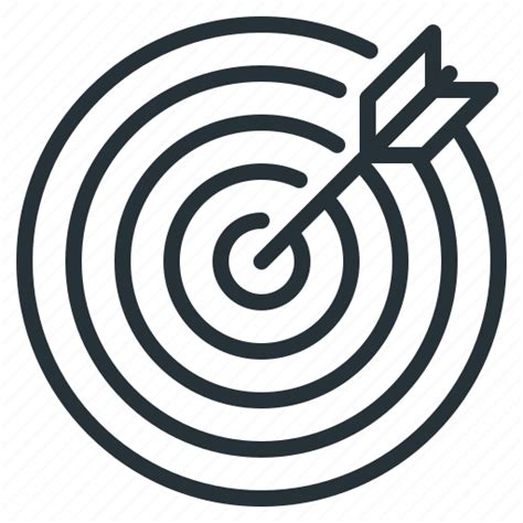 Business Target Targeting Aim Goal Purpose Icon Download On