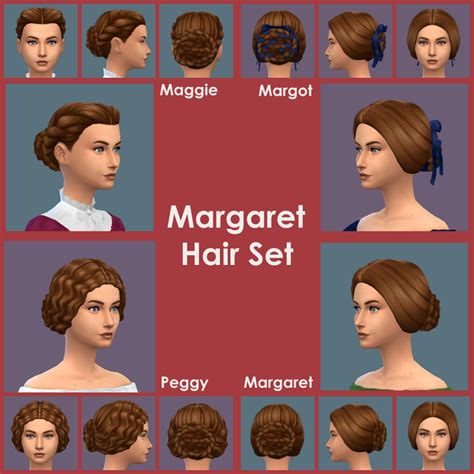 Sims 4 Historical Cc Sims Hair Setting Sims Hair