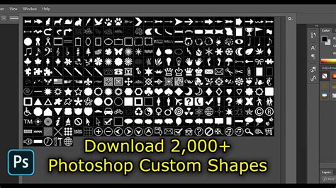 Download 14 44 Photoshop Shapes Pack Free Download Png 
