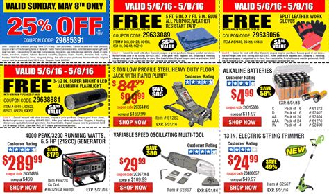 25 off a single item sunday at harbor freight tools harbor freight coupon shopping coupons