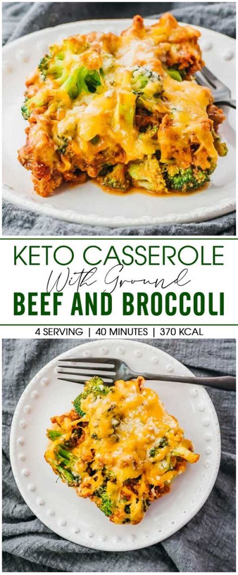 Sprinkle remaining 1/2 cup cheddar over the top and bake until cheese has melted, about 5 minutes. Keto Casserole with Ground Beef and Broccoli - HealthyCareSite