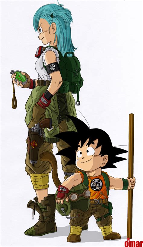 Son Goku And Bulma By Omaruindustries On Deviantart