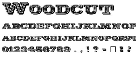 Woodcut Free Font Download Font Supply