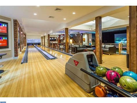 Historic Home Named Tabula Rasa In New Jersey Home Bowling Alley