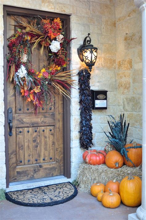 40 Easy Thanksgiving Front Door Decorations Ideas
