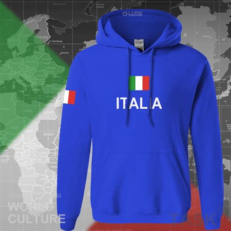 italy italia hoodie men sweatshirt polo sweat new hip hop streetwear clothing jerseys cotton