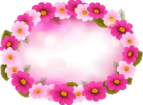 Once the roots have secured themselves in the soil, you'll be able to mount the frame with no fear of the plants coming dislodged. 花のフレームのイラスト・画像No.035『花輪フレーム・ピンク』／無料のフリー素材集【百花繚乱】