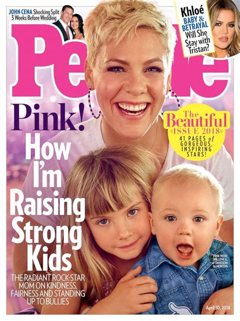 Pink And Her Children Grace The Cover Of Peoples 2018 Beautiful