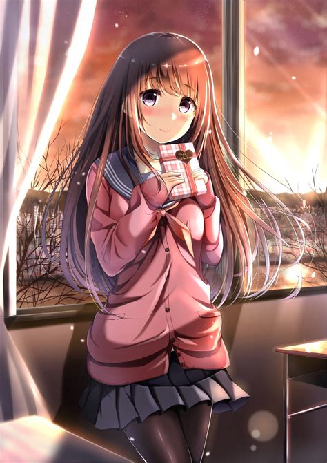 Adorable Anime Girls Long Hair Anime Girl