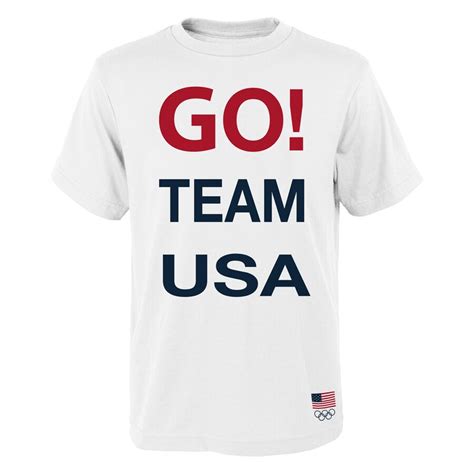 The best part is that they're all cute enough to be worn 365 days a year, for years to come. Go Team USA T-Shirt - White