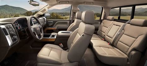 2018 Chevrolet Silverado 1500 Interior Tech Dimensions Comfort