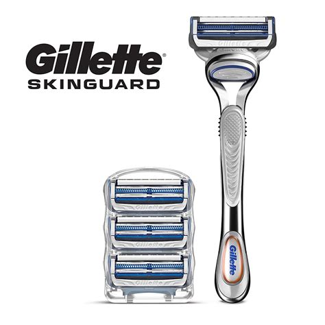 amazon lowest price gillette skinguard men s razor and men s razor blades for sensitive skin