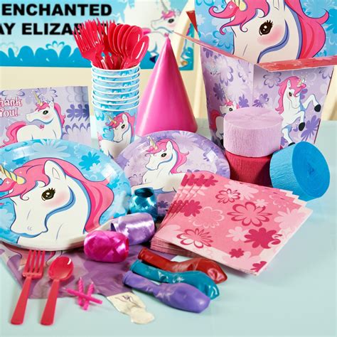 Enchanted Unicorn Party Packs 64550 Unicorn Party Supplies Unicorn