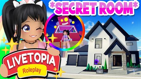 Secret Gaming Room Modern Mansion In Livetopia Roleplay Roblox Youtube