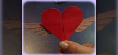 How To Make A Winged Heart With Origami Origami Wonderhowto
