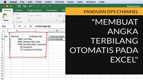 Cara Membuat Macro Di Excel Membuat Terbilang Cara Nak Menggunakan