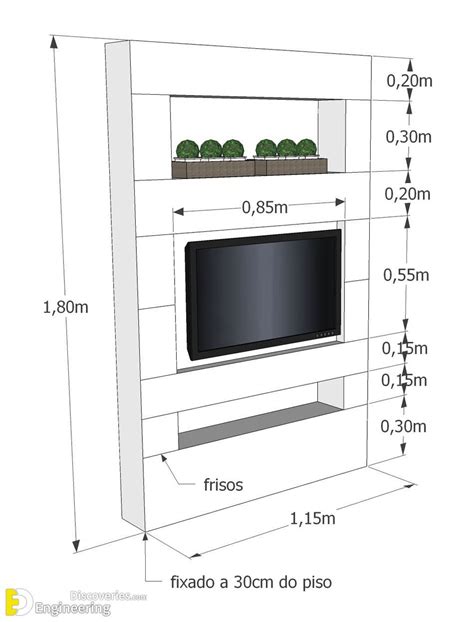 Tv Unit Dimensions And Size Guide Engineering Discoveries Living Room