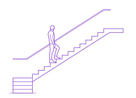 L Shaped Straight Stairs Dimensions And Drawings