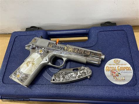 Colt Talo 1911 Gov 38 Super Aztec Empire Stainless O1911c Ss38 Qtz