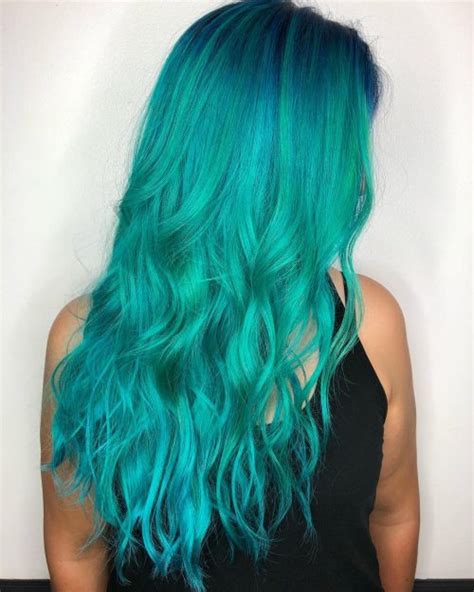 28 Blue Ombre Hair Color Ideas Trending Right Now Teal Ombre Hair