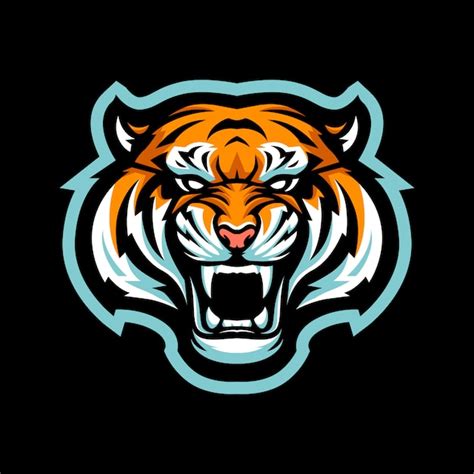 Premium Vector Tiger Head Mascot Illustration For Sports And Esports