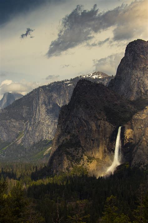 Views Of Bridalveil Fall Yosemite National Park Usa Oc 4000x6000