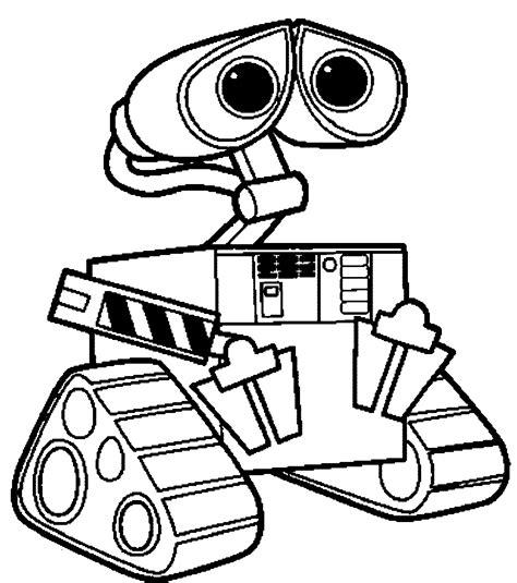 Disney Wall E Coloring Pages