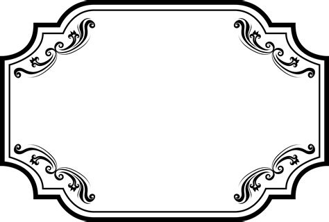 Vintage Border Frame Vector Free Download Art Icons And Graphics