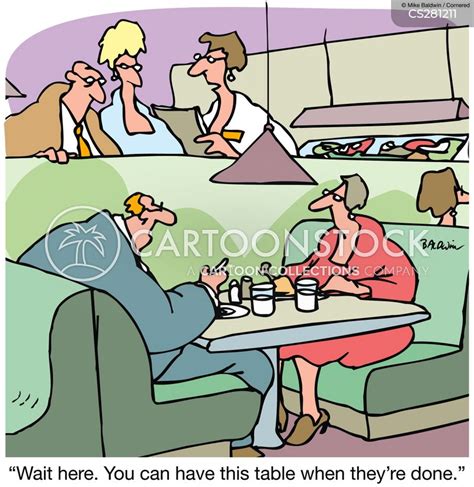 Getting A Table Cartoons And Comics Funny Pictures From Cartoonstock