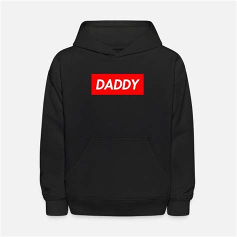 Supreme Daddy Logo Kids Hoodie Spreadshirt