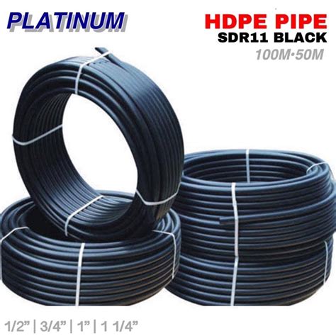 100 Mtrs Sdr 11 Hdpe Black Pipe Waterline And Farm Garden Irrigation