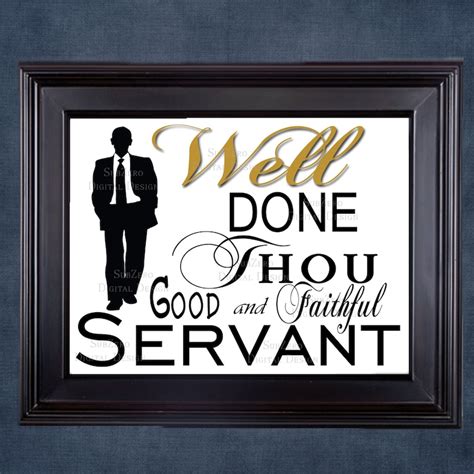 Lds Missionary Well Done Thou Good And Faithful Etsy
