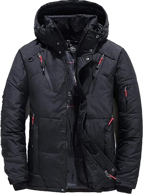 u a winter daunenjacken herren outwear windjacke mit kapuze weiße entendaunen mäntel für