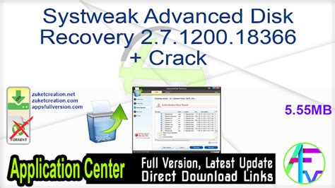 Systweak Advanced Disk Recovery 27120018366 Crack
